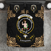 Livingstone Crest Black Bedding Set