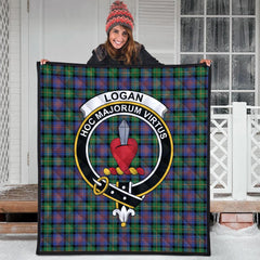 Logan Ancient Tartan Crest Quilt