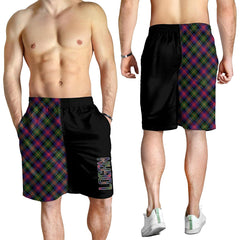 Logan Modern Tartan Crest Men's Short - Cross Style