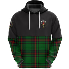 Lundin Clan Half Of Tartan Hoodie