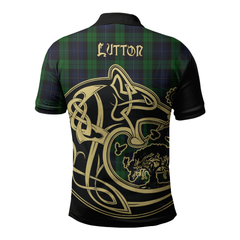 Lutton Tartan Polo Shirt Viking Wolf