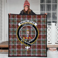 MacAlister Dress Tartan Crest Quilt