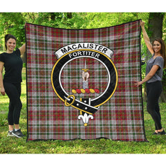 MacAlister Dress Tartan Crest Quilt