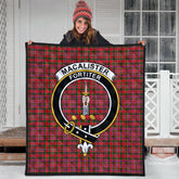 MacAlister Modern Tartan Crest Quilt