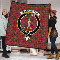 MacAlister Modern Tartan Crest Quilt