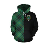 MacArthur Ancient Tartan Hoodie Half of Me - Cross Style