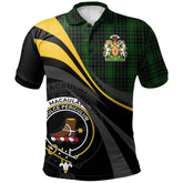 MacAulay Hunting Tartan Polo Shirt - Royal Coat Of Arms Style