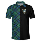 MacCallum Ancient Tartan Polo Shirt Half of Me - Cross Style