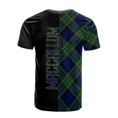 MacCallum Modern Tartan T-Shirt Half of Me - Cross Style