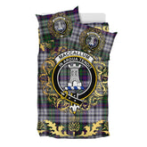 MacCallum (Malcolm) Dress 02 Tartan Crest Bedding Set - Golden Thistle Style