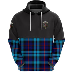 MacCorquodale Clan Half Of Tartan Hoodie