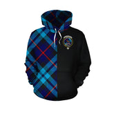 MacCorquodale Tartan Hoodie Half of Me - Cross Style