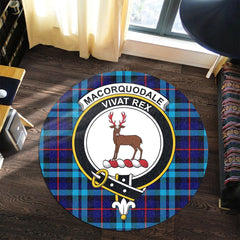 MacCorquodale Tartan Crest Round Rug