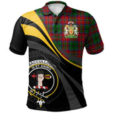 MacCulloch Tartan Polo Shirt - Royal Coat Of Arms Style