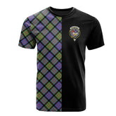 MacDonald Ancient Tartan T-Shirt Half of Me - Cross Style