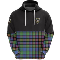 MacDonald Ancient Clan Half Of Tartan Hoodie