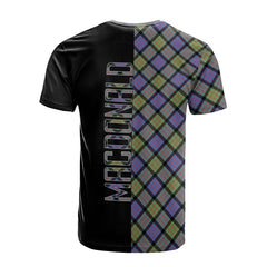 MacDonald Ancient Tartan T-Shirt Half of Me - Cross Style