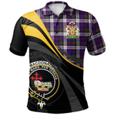 MacDonald Dress Modern Tartan Polo Shirt - Royal Coat Of Arms Style