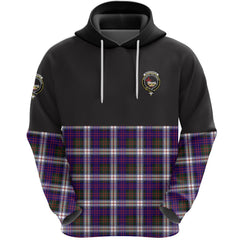 MacDonald Dress Modern Clan Half Of Tartan Hoodie