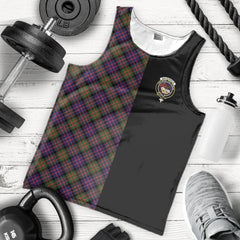 MacDonald Modern Tartan Crest Men's Tank Top - Cross Style