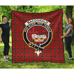MacDonald of Belfinlay Tartan Crest Quilt