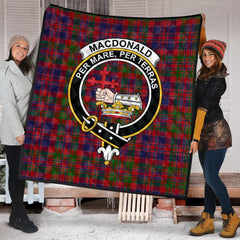MacDonald of Boisdale Tartan Crest Quilt