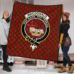 Macdonald Of Sleat Family Tartan Crest Quilt