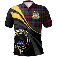 MacDonnell of Glengarry Modern Tartan Polo Shirt - Royal Coat Of Arms Style