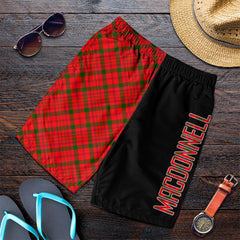 MacDonnell of Keppoch Modern Tartan Crest Men's Short - Cross Style