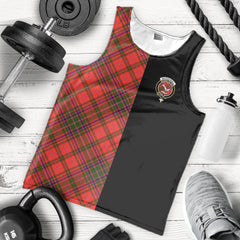 MacDougall Modern Tartan Crest Men's Tank Top - Cross Style