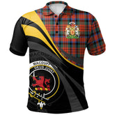 MacDuff Ancient Tartan Polo Shirt - Royal Coat Of Arms Style