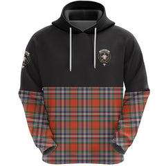MacFarlane Ancient Clan Half Of Tartan Hoodie