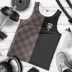 MacFarlane Hunting Modern Tartan Crest Men's Tank Top - Cross Style