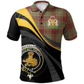 MacGillivray Hunting Ancient Tartan Polo Shirt - Royal Coat Of Arms Style