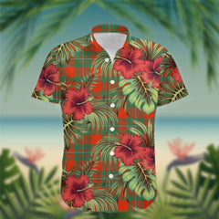 MacGregor Tartan Hawaiian Shirt Hibiscus, Coconut, Parrot, Pineapple - Tropical Garden Shirt