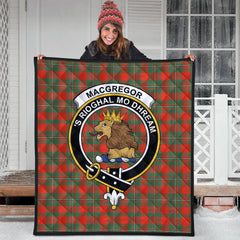 MacGregor Ancient Tartan Crest Quilt