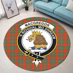 MacGregor Ancient Tartan Crest Round Rug
