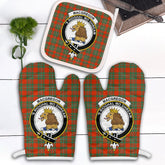 MacGregor Ancient Tartan Crest Oven Mitt And Pot Holder (2 Oven Mitts + 1 Pot Holder)