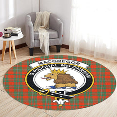 MacGregor Ancient Tartan Crest Round Rug