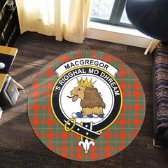 MacGregor Ancient Tartan Crest Round Rug