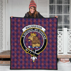 MacGregor of Glengyle Tartan Crest Quilt