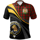 MacGregor of Glenstrae Tartan Polo Shirt - Royal Coat Of Arms Style