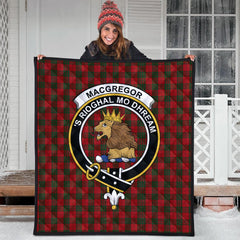 MacGregor of Glenstrae Tartan Crest Quilt