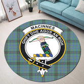 MacInnes Ancient Tartan Crest Round Rug