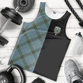 MacInnes Ancient Tartan Crest Men's Tank Top - Cross Style