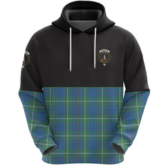 MacIntyre Hunting Ancient Clan Half Of Tartan Hoodie