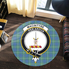 MacIntyre Hunting Ancient Tartan Crest Round Rug