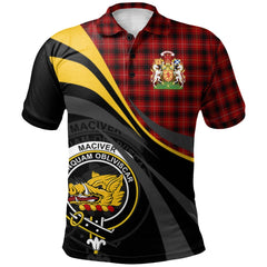 MacIver 02 Tartan Polo Shirt - Royal Coat Of Arms Style