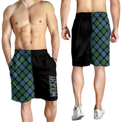 MacKay Ancient Tartan Crest Men's Short - Cross Style