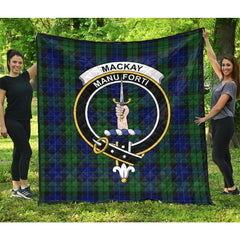 MacKay Logan Tartan Crest Quilt